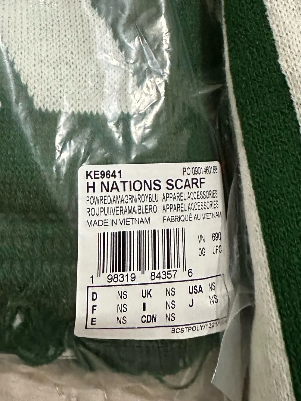 Adidas FIFA World Cup Nations Scarf (USA, Canada, Mexico)